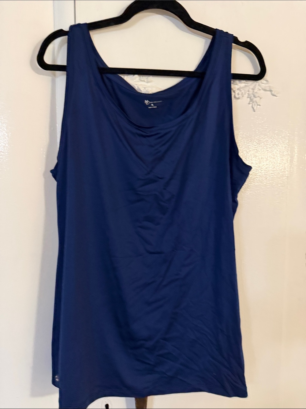 new directions Navy Blue Sleeveless Tank Top